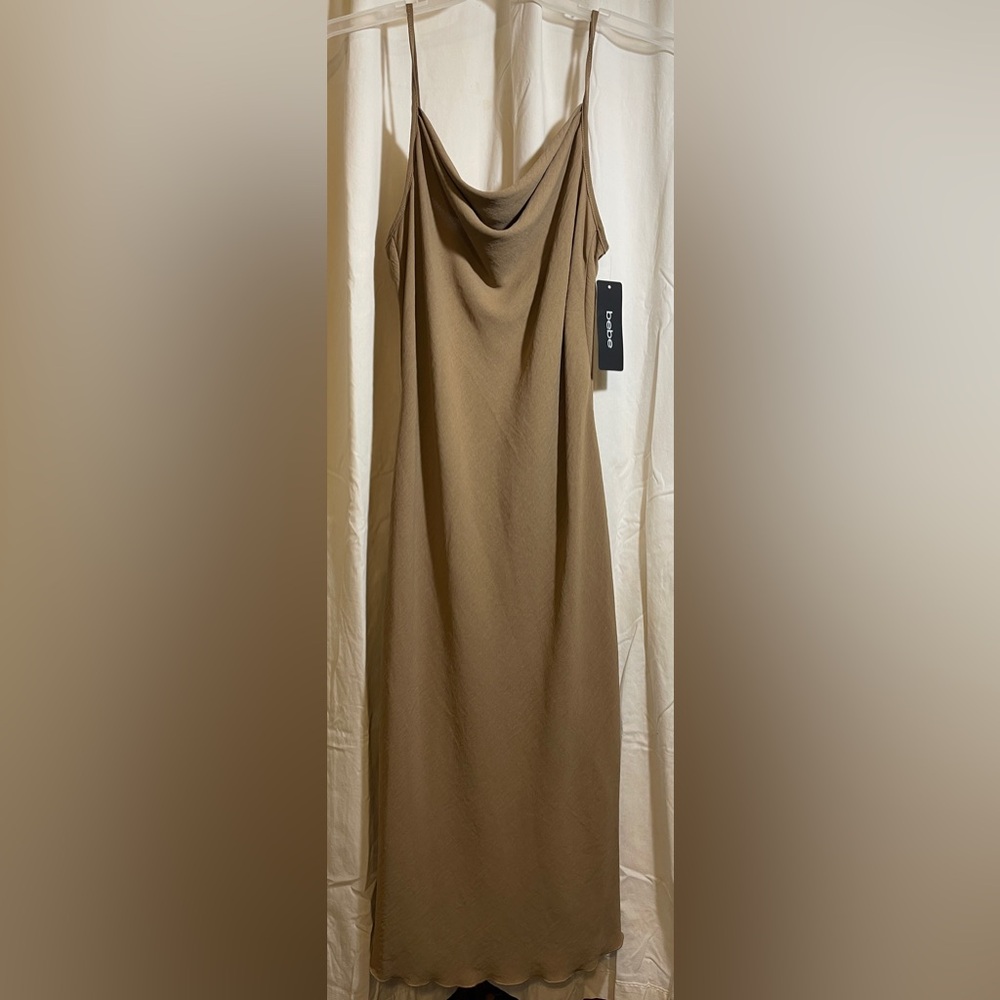 bebe Brown Maxi Dress